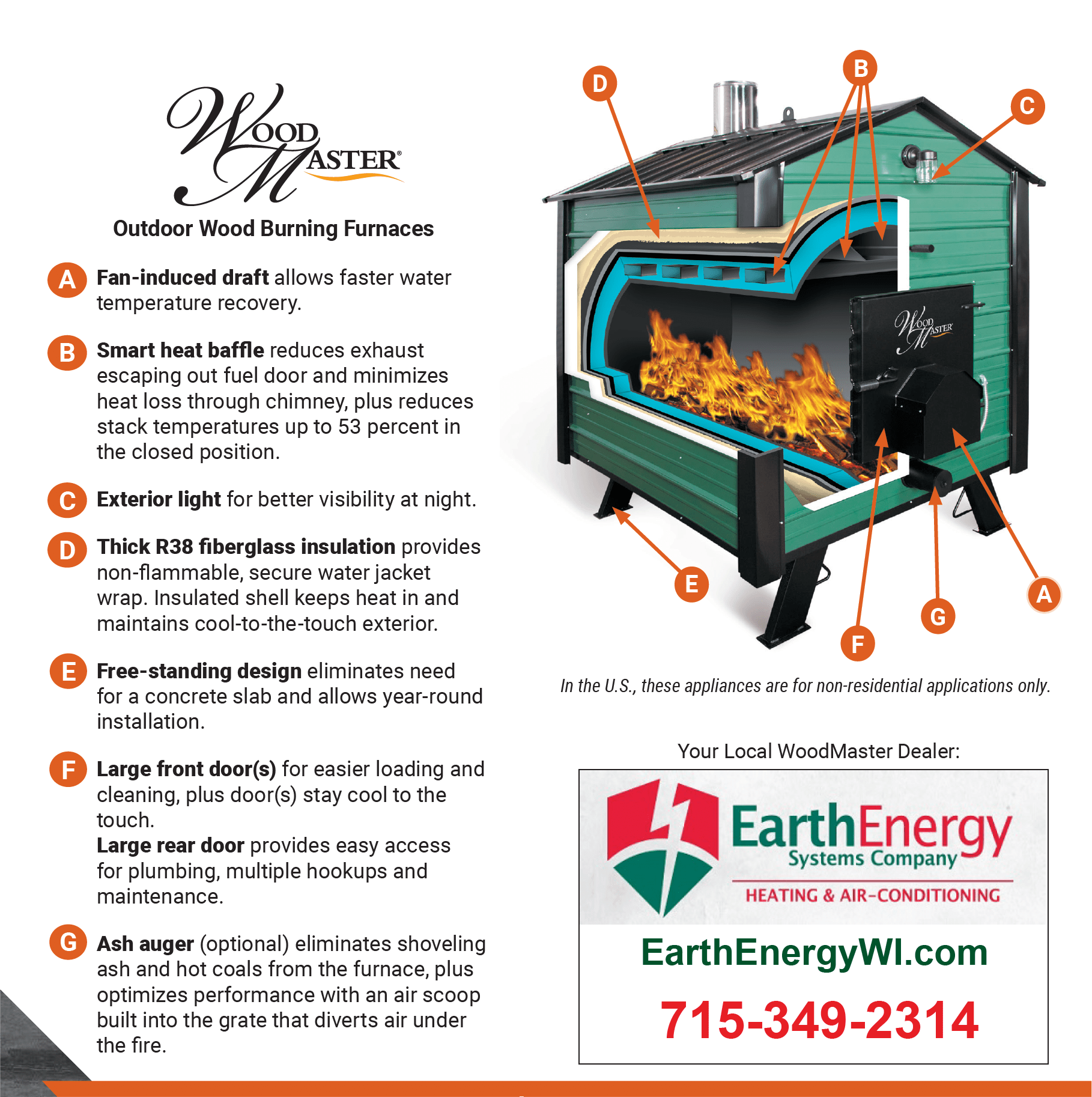 WoodMaster Outdoor Wood Burning Furnaces